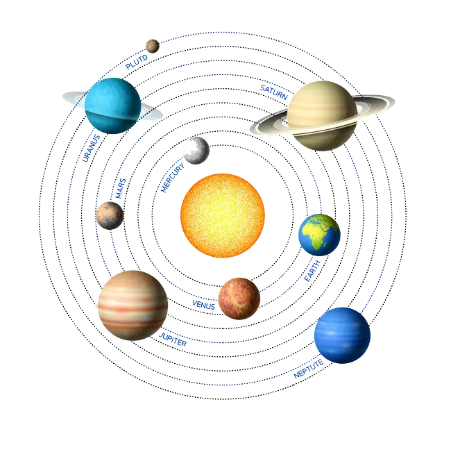 自然空间矢量图星球PNG免抠图片