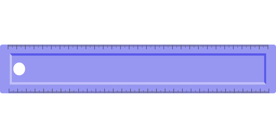 学习用品直尺长度尺子PNG免抠图片