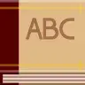 ABC书籍封面设计SVG