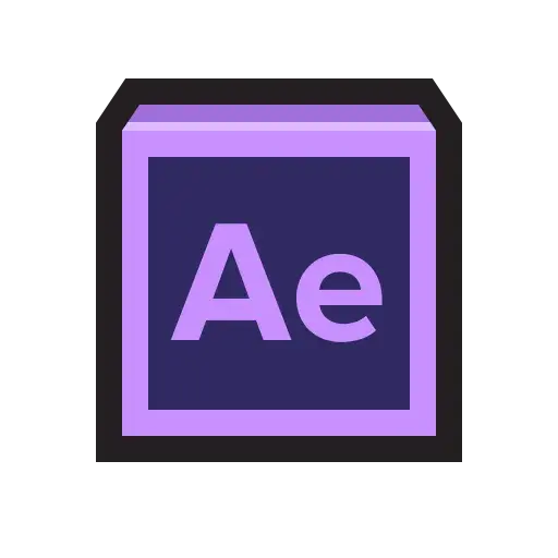 AdobeAfterEffects软件图标svg免扣素材