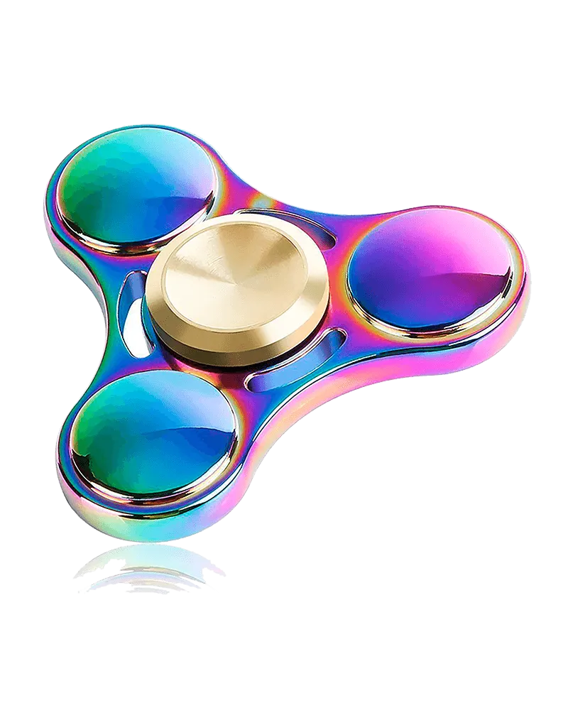 彩虹Fidget Spinner PNG免抠图片