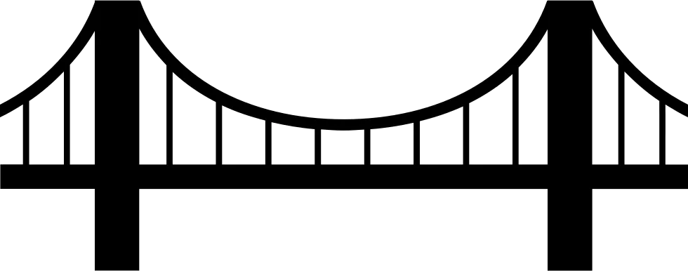 矢量图图标黑色桥PNG免抠图片