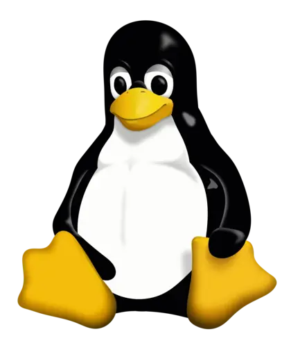 动物黑色黄色linux操作系统PNG免抠图片