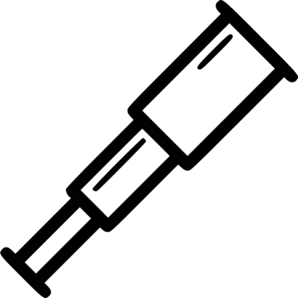 矢量图图标象征望远镜PNG免抠图片