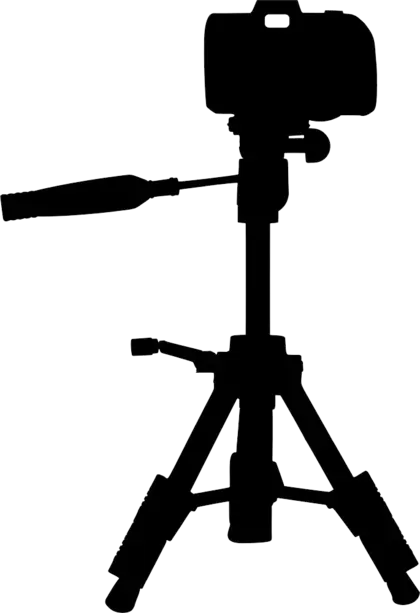 三脚架剪影矢量图三脚架PNG免抠图片