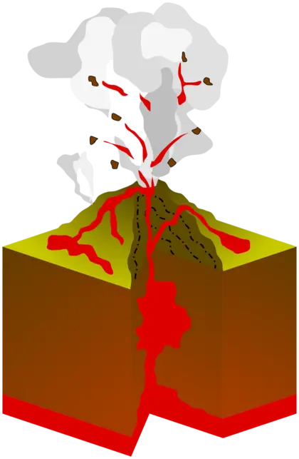 地图游戏室海报火山PNG免抠图片