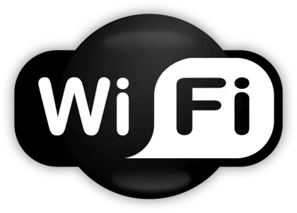 矢量图黑色数字时钟wifiPNG免抠图片