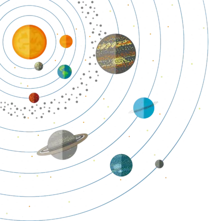 天空星球矢量图PNG免抠图片