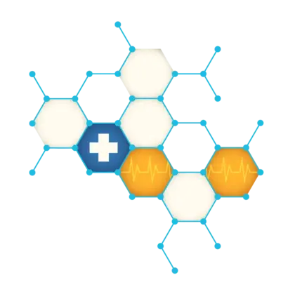 蜂窝分子矢量图PNG免抠图片