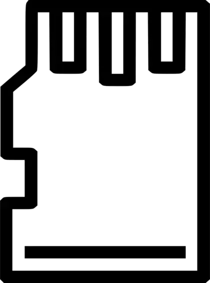 数字时钟电子产品矢量图sd卡PNG免抠图片