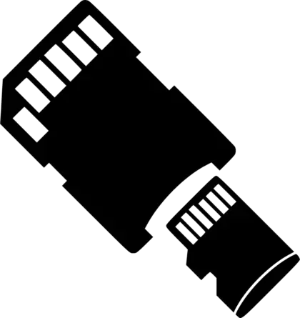 技术设计白色sd卡PNG免抠图片