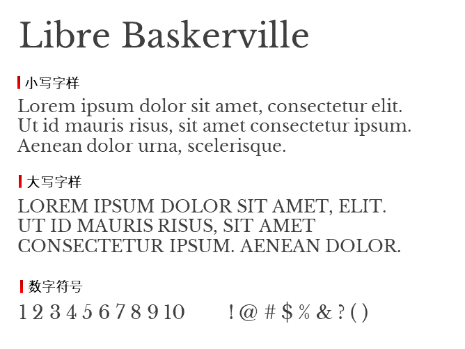 Libre Baskerville